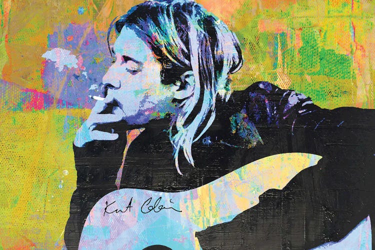 Kurt Cobain Nirvana Pop Art