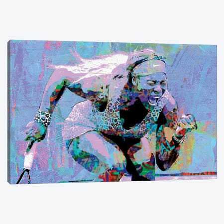 Serena Williams The Get Canvas Print #PAF226} by The Pop Art Factory Canvas Print