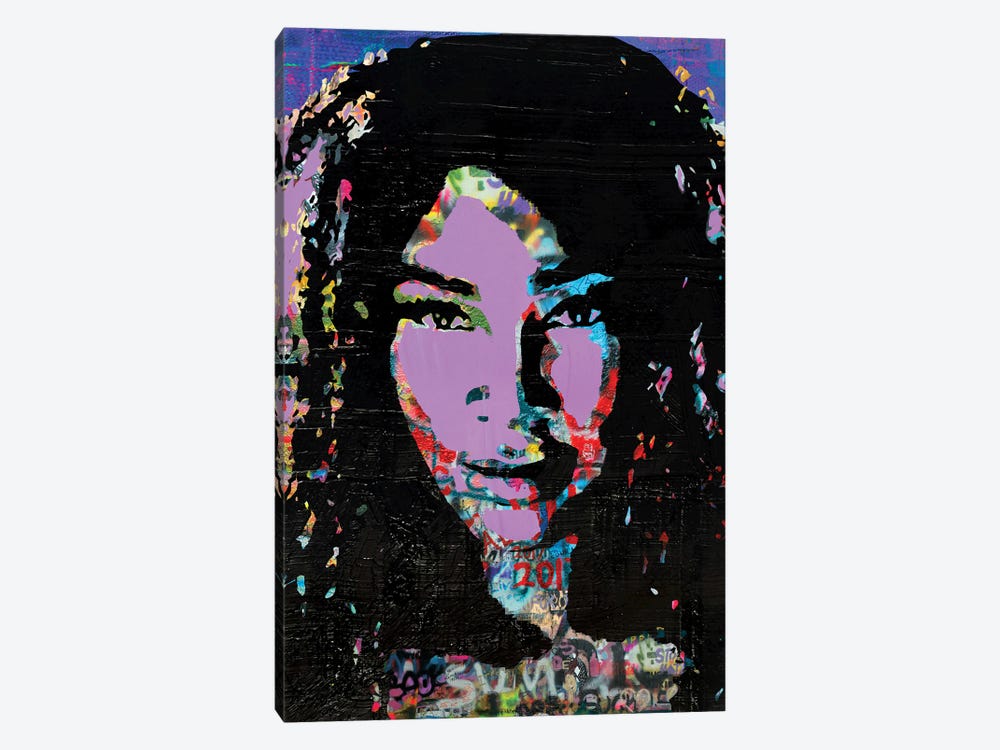 Serena Williams Portrait II by The Pop Art Factory 1-piece Canvas Wall Art
