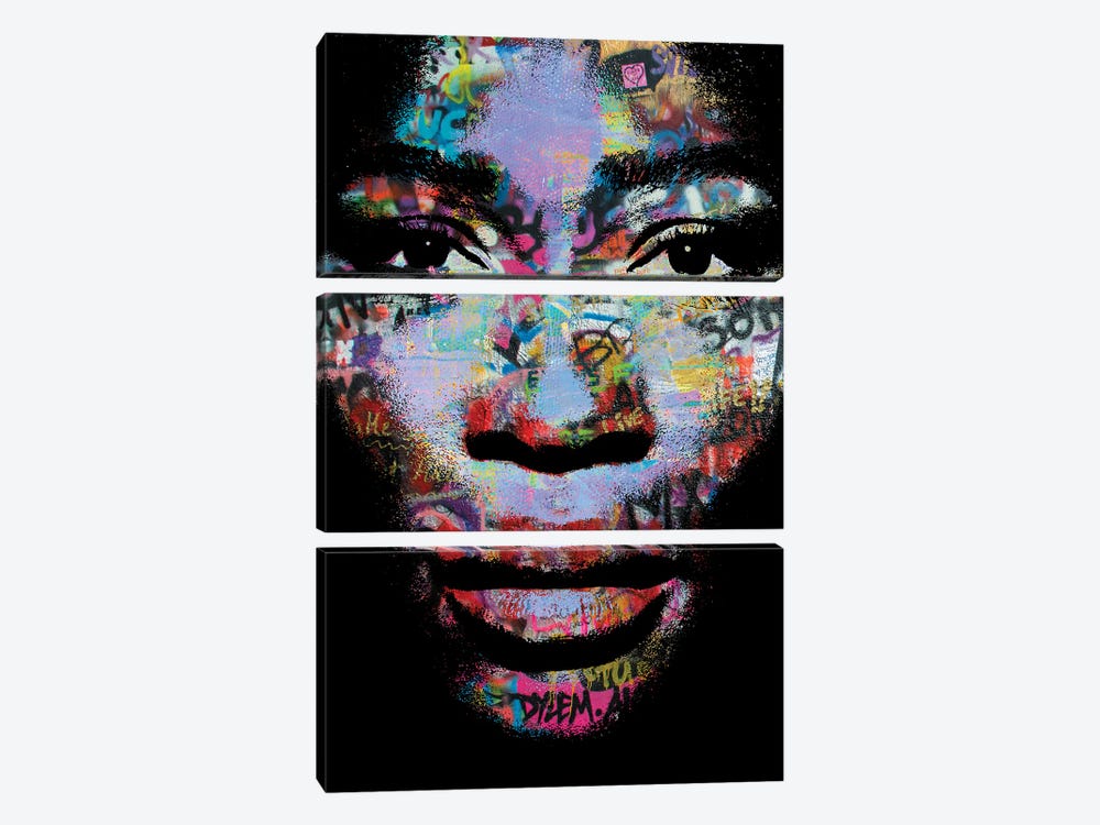 Serena Williams Portrait III by The Pop Art Factory 3-piece Canvas Art Print