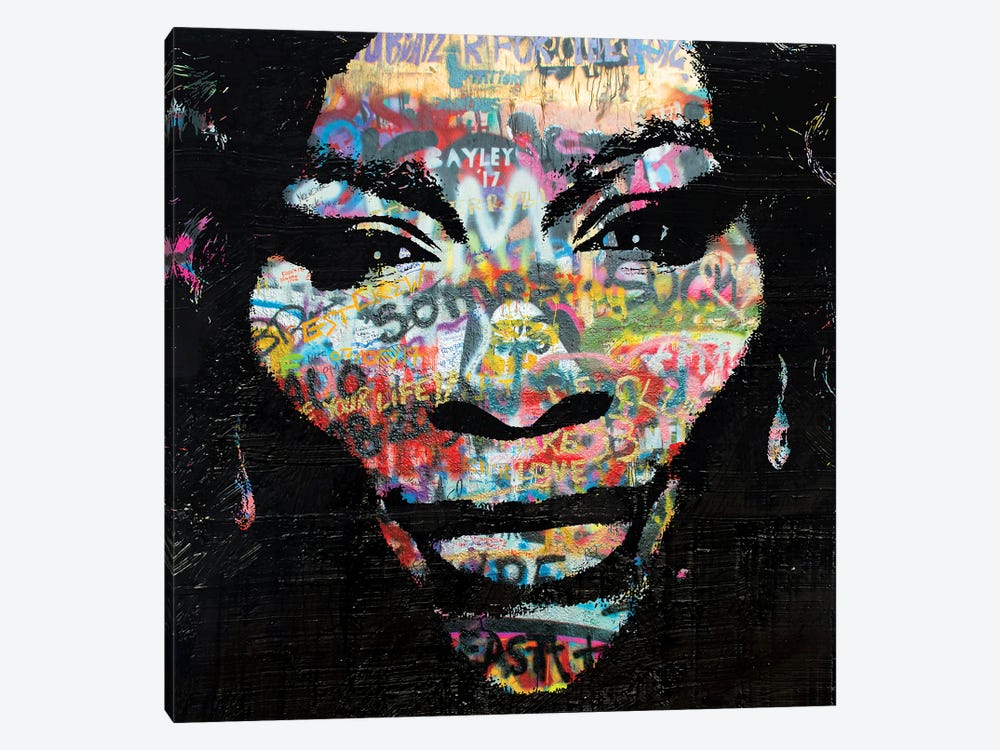 Serena Williams Portrait IV by The Pop Art Factory 1-piece Canvas Artwork