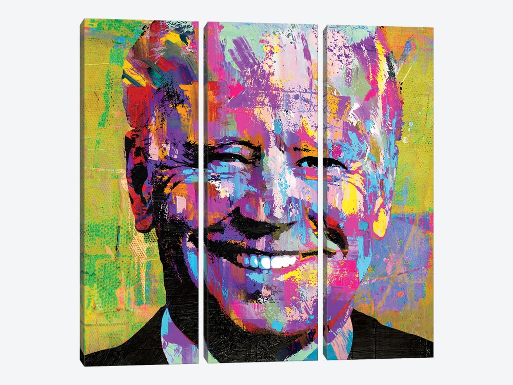President Joe Biden by The Pop Art Factory 3-piece Canvas Wall Art