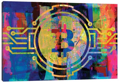 Bitcoin One Canvas Art Print - The Pop Art Factory