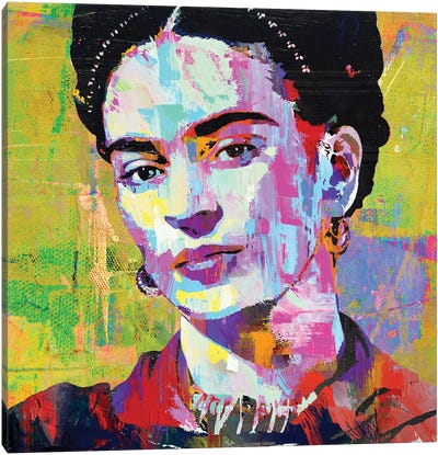 Viva La Frida Canvas Art Print - The Pop Art Factory