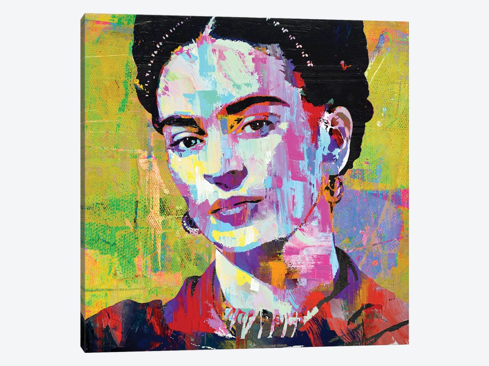 Viva La Frida by The Pop Art Factory 1-piece Canvas Artwork