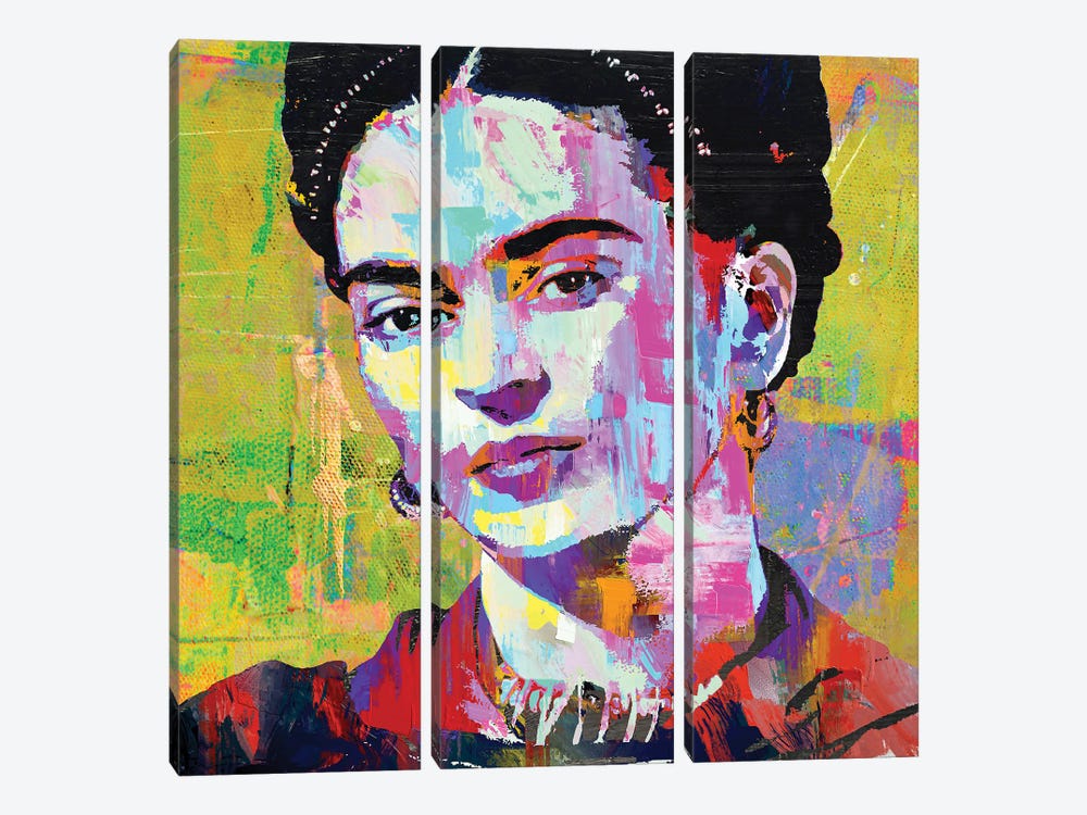 Viva La Frida by The Pop Art Factory 3-piece Canvas Art