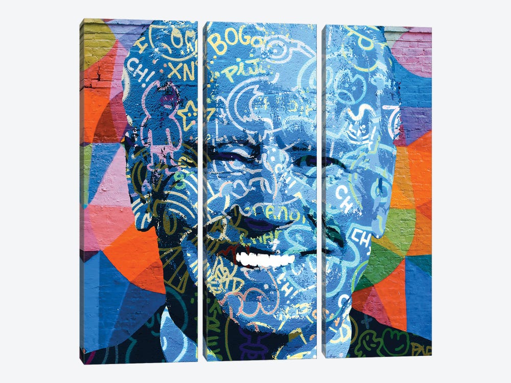 Joe Biden Graffiti by The Pop Art Factory 3-piece Art Print