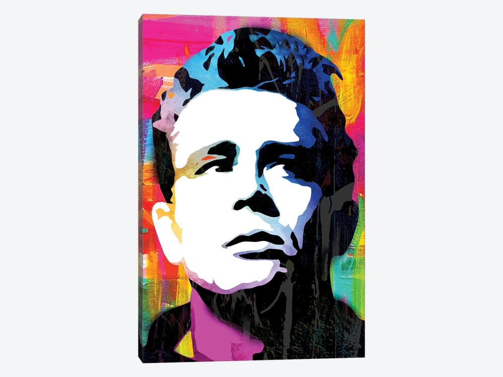 Inspired By James Dean by The Pop Art Factory 1-piece Canvas Print