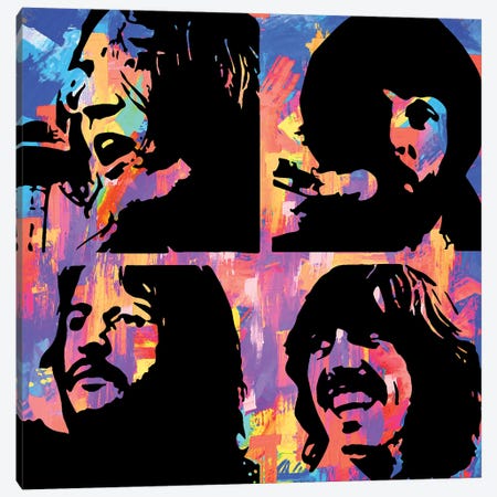 Beatles Let It Be II Canvas Print #PAF242} by The Pop Art Factory Canvas Wall Art