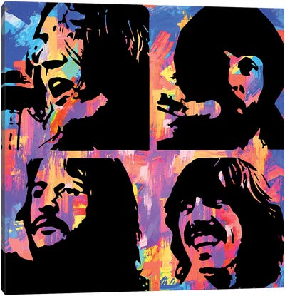Beatles Let It Be II Canvas Art Print - The Pop Art Factory