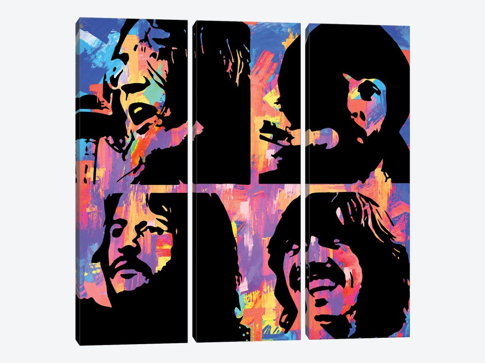 Beatles Let It Be II by The Pop Art Factory 3-piece Canvas Art Print