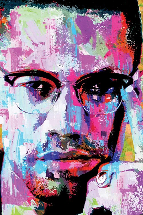 Malcolm X by The Pop Art Factory wall art
