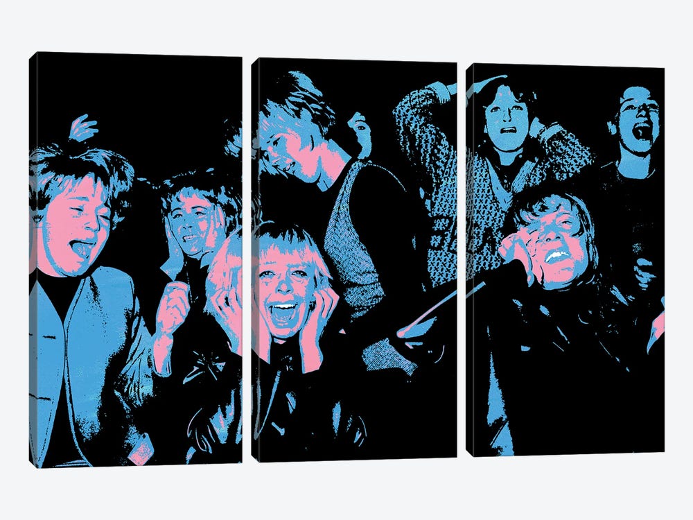 Beatlemania by The Pop Art Factory 3-piece Canvas Art Print