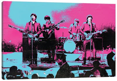 Beatles Play The D.C. Coliseum Canvas Art Print - The Pop Art Factory