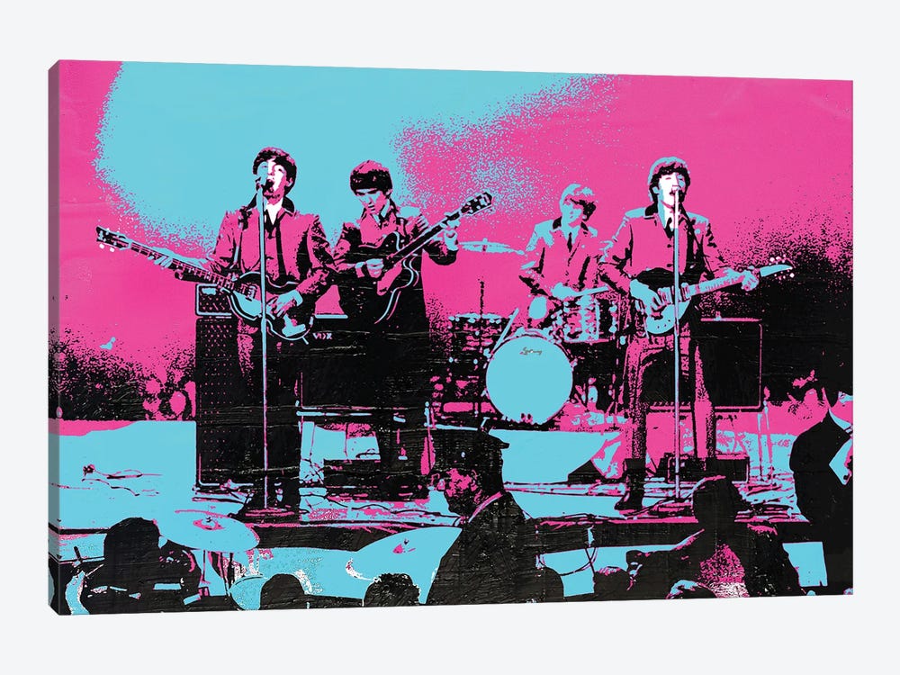 Beatles Play The D.C. Coliseum by The Pop Art Factory 1-piece Canvas Artwork