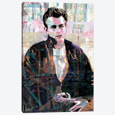 Inspired By James Dean Rebel Canvas Print #PAF24} by The Pop Art Factory Canvas Art Print