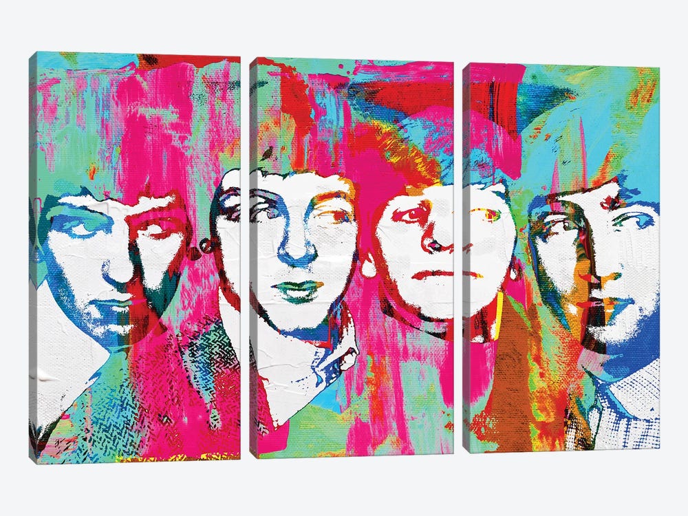 Beatles Dream by The Pop Art Factory 3-piece Canvas Art
