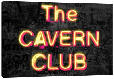 Beatles Cavern Club Neon Sign Canvas Art Print - The Pop Art Factory