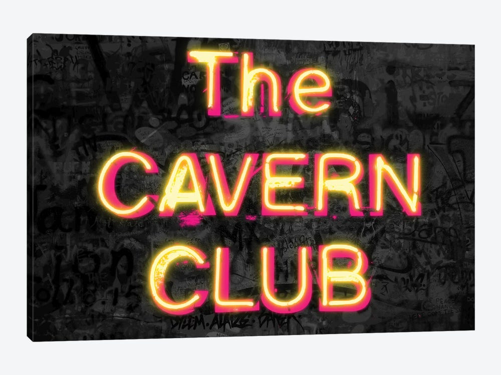 Beatles Cavern Club Neon Sign by The Pop Art Factory 1-piece Art Print