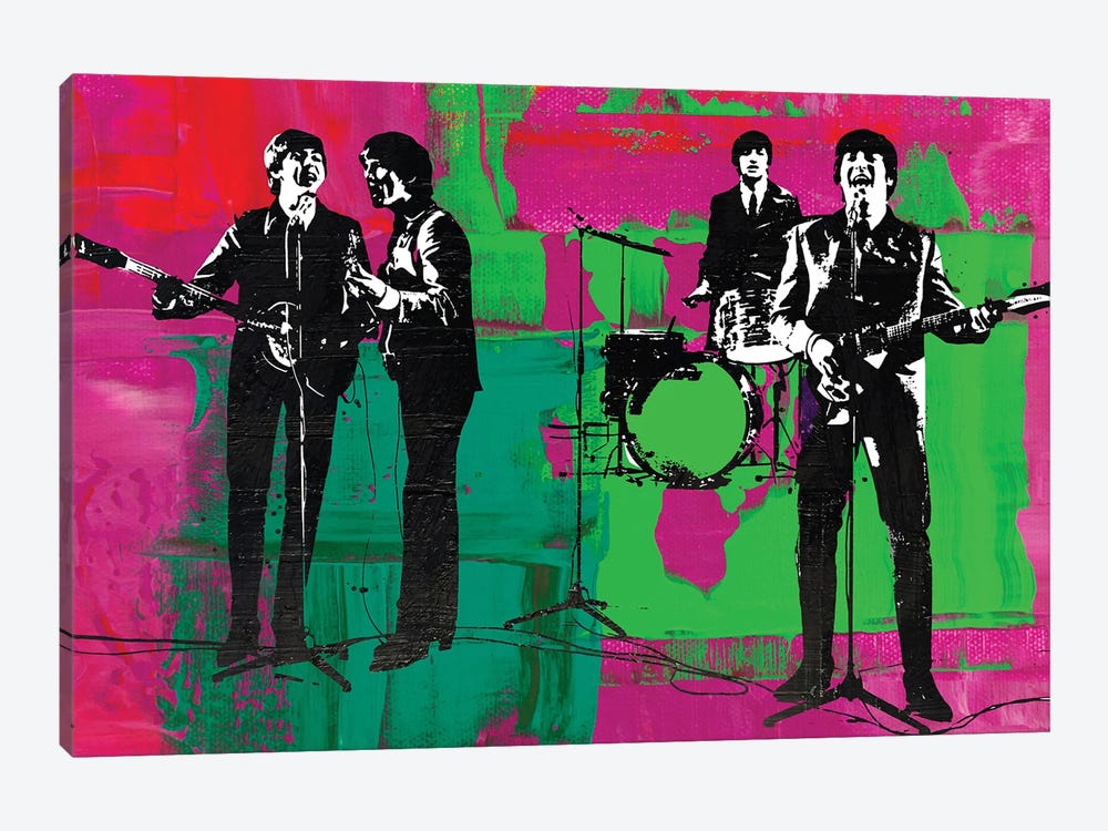 Ed Sullivan Show Beatles by The Pop Art Factory 1-piece Canvas Artwork