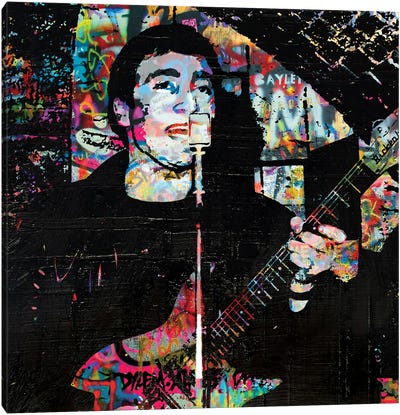 The Beatles John Lennon At The Cavern Club Canvas Art Print - The Pop Art Factory