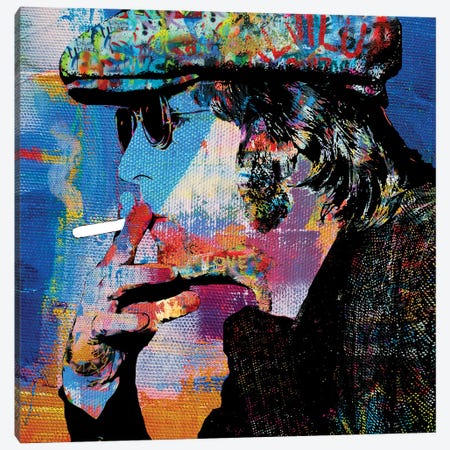 The Beatles John Lennon Smoking Canvas Print #PAF266} by The Pop Art Factory Art Print