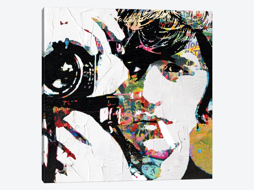 The Beatles Ringo Starr With Camera by The Pop Art Factory 1-piece Canvas Print