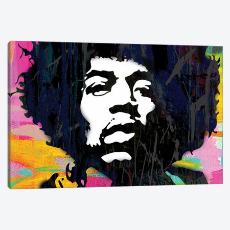 Inspired By Hendrix Canvas Print #PAF27} by The Pop Art Factory Canvas Print