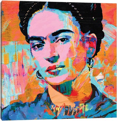 Frida Kahlo Canvas Art Print - The Pop Art Factory