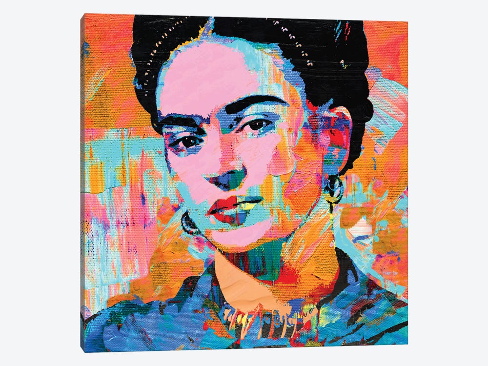 Frida Kahlo by The Pop Art Factory 1-piece Canvas Artwork