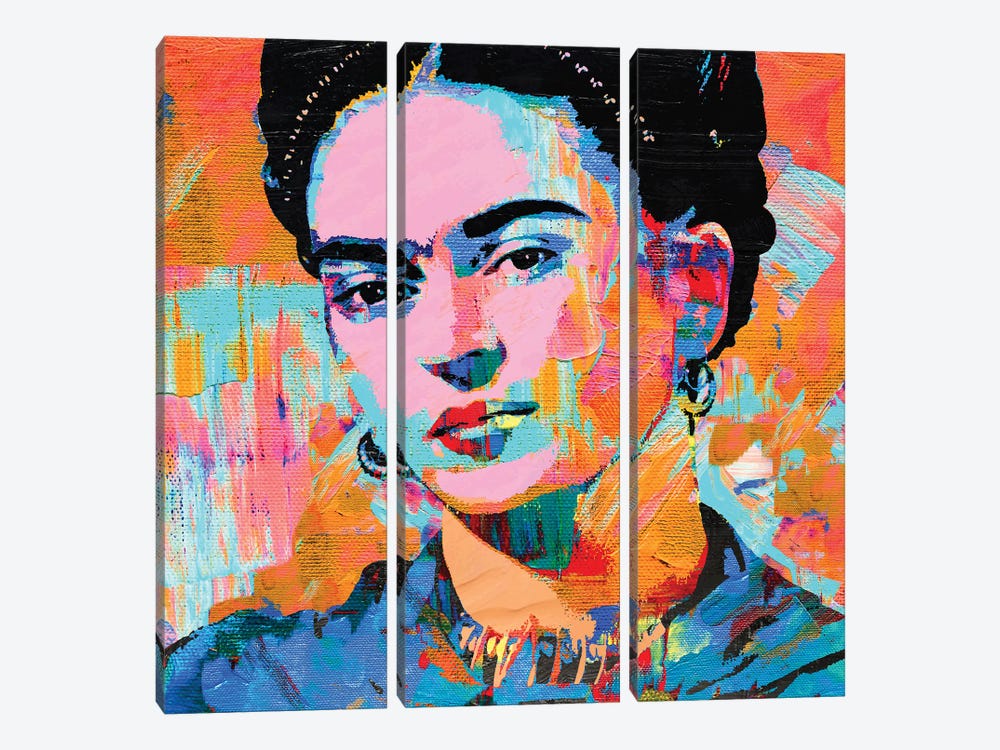 Frida Kahlo by The Pop Art Factory 3-piece Canvas Art