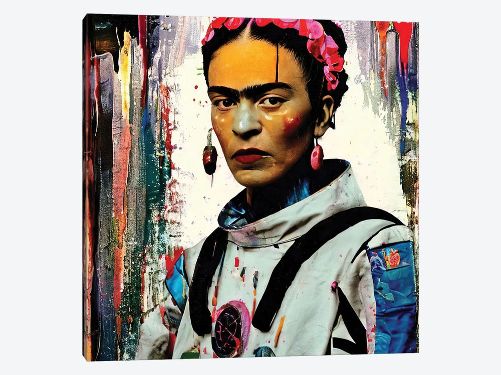 Frida Ready For Ascent by The Pop Art Factory 1-piece Canvas Wall Art