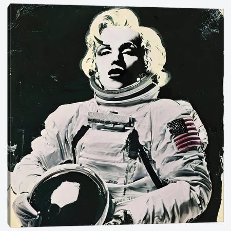Marilyn 3-2-1 Blastoff Canvas Print #PAF295} by The Pop Art Factory Canvas Artwork