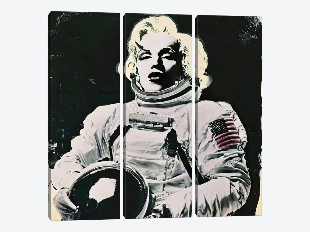 Marilyn 3-2-1 Blastoff by The Pop Art Factory 3-piece Art Print