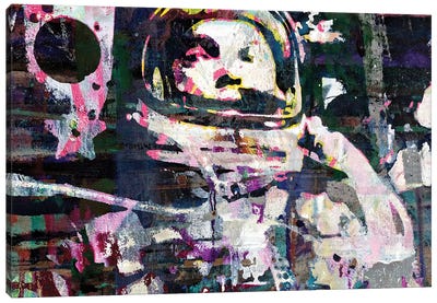 John Glenn NASA Astronaut Canvas Art Print - Space Exploration Art