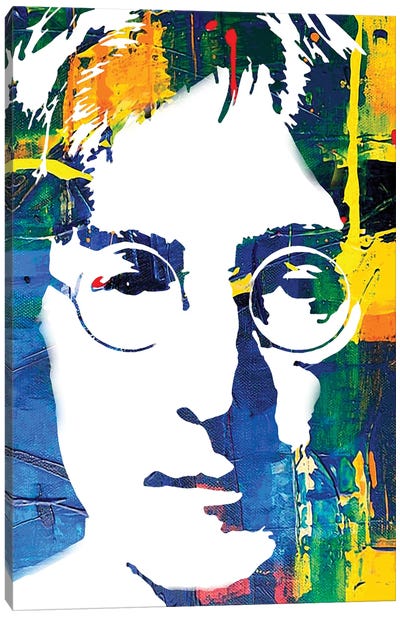 Inspired By Lennon Canvas Art Print - John Lennon