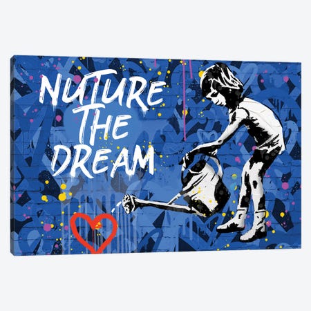 Nuture The Dream Canvas Print #PAF310} by The Pop Art Factory Canvas Art