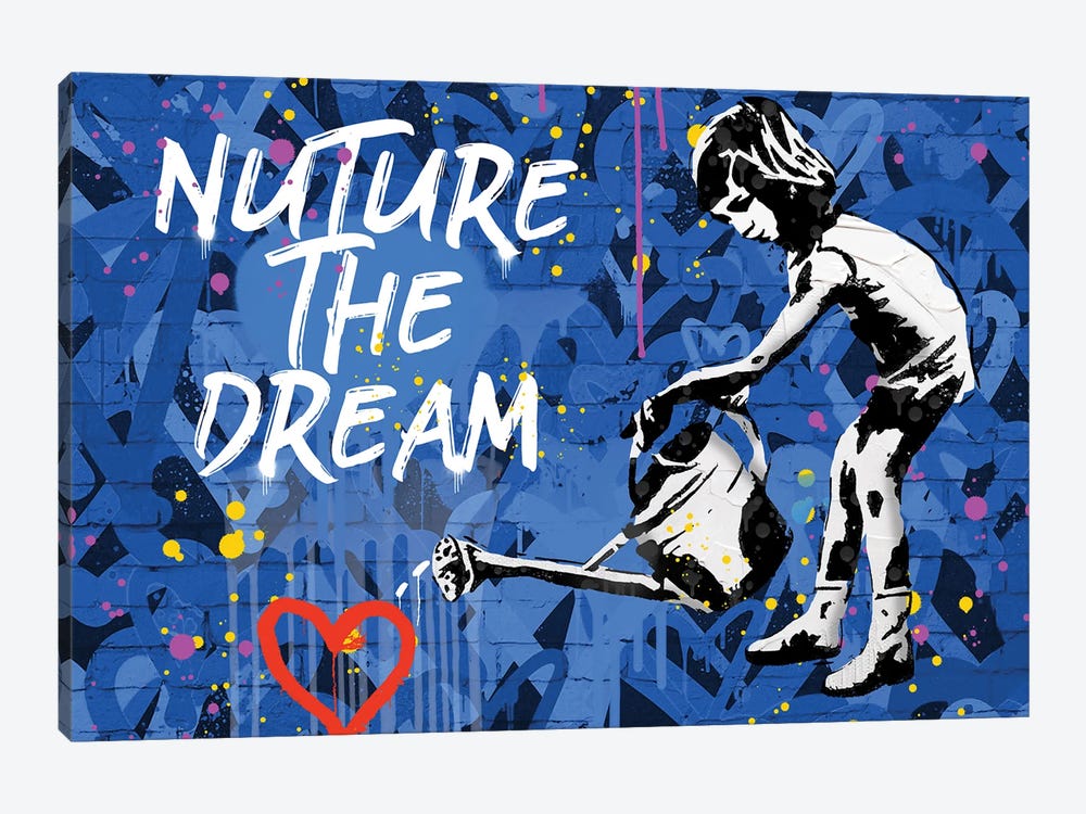 Nuture The Dream by The Pop Art Factory 1-piece Canvas Art Print