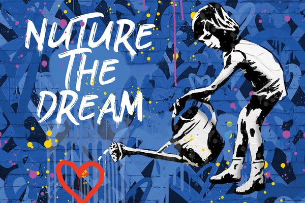 Purple: Nuture The Dream by The Pop Art Factory