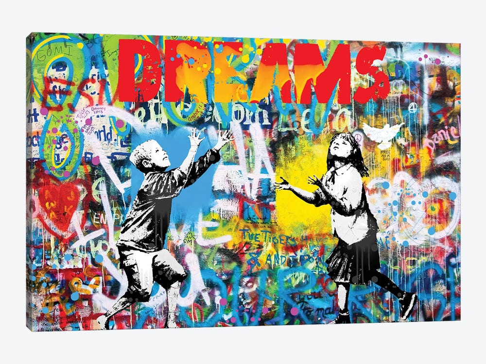 Dreams by The Pop Art Factory 1-piece Canvas Print