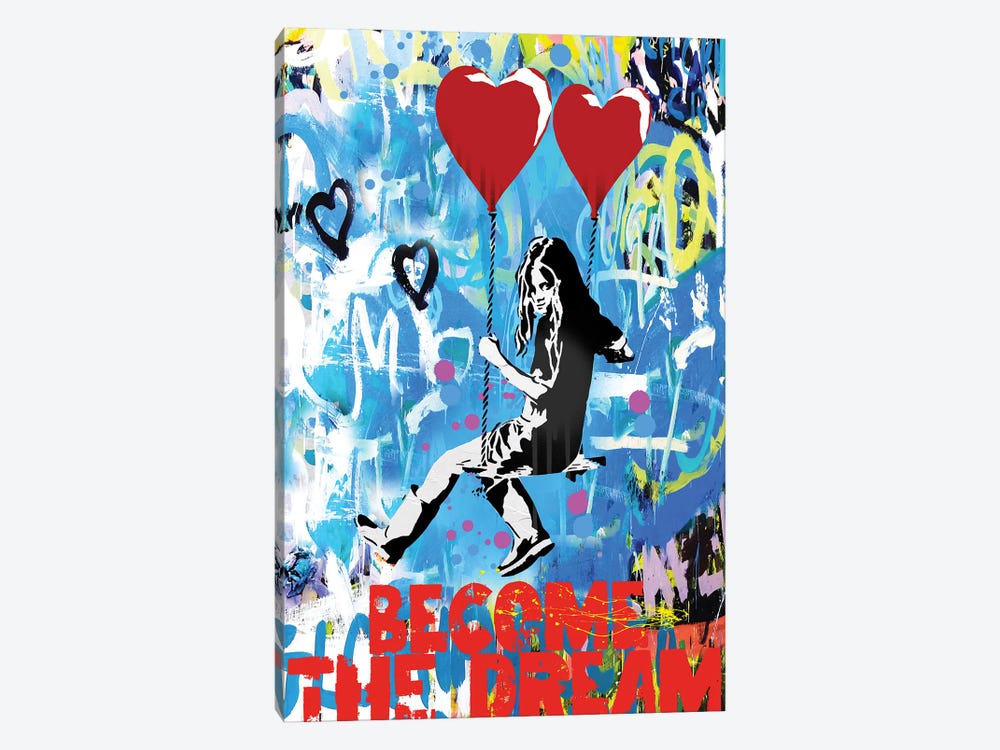 Become The Dream by The Pop Art Factory 1-piece Canvas Wall Art