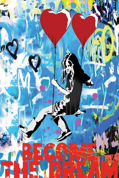 Azure Blue: Become The Dream by The Pop Art Factory