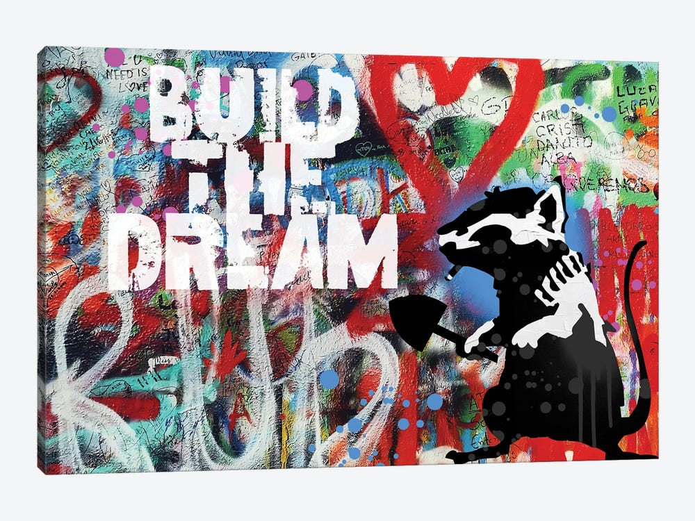 Build The Dream by The Pop Art Factory 1-piece Art Print