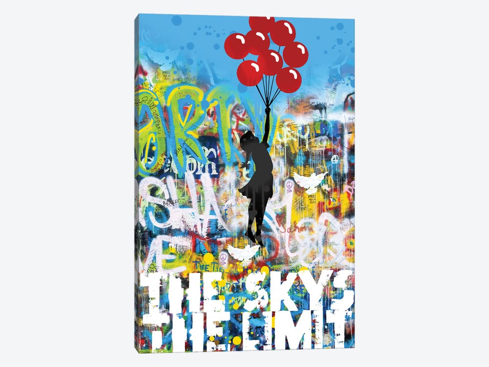 Sky's The Limit by The Pop Art Factory 1-piece Canvas Artwork