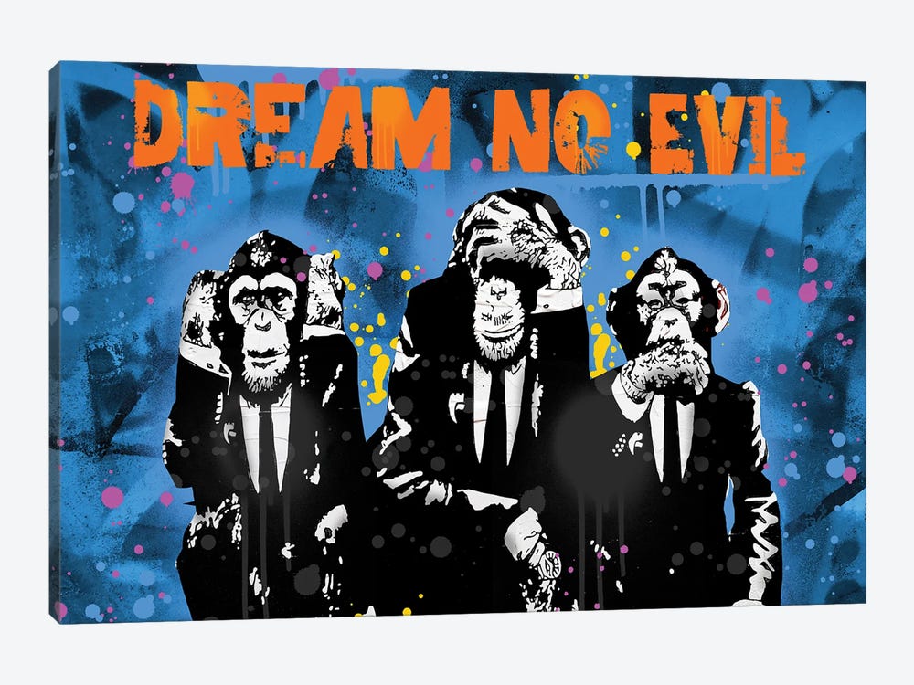 Dream No Evil by The Pop Art Factory 1-piece Canvas Wall Art