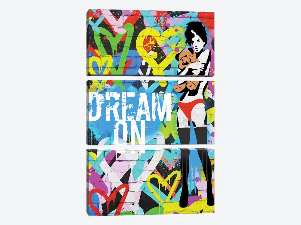 Dream On by The Pop Art Factory 3-piece Art Print