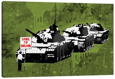 Dare To Dream Canvas Art Print - Military Vehicle Art