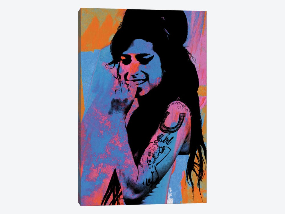 Amy Winehouse by The Pop Art Factory 1-piece Canvas Wall Art