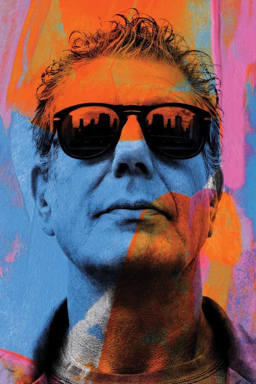 Anthony Bourdain Bright Colors