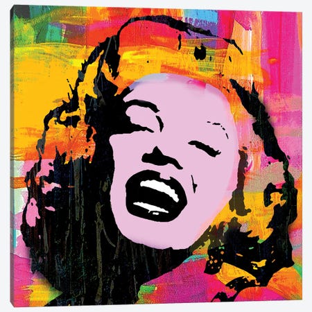 Marilyn Canvas Print #PAF32} by The Pop Art Factory Art Print